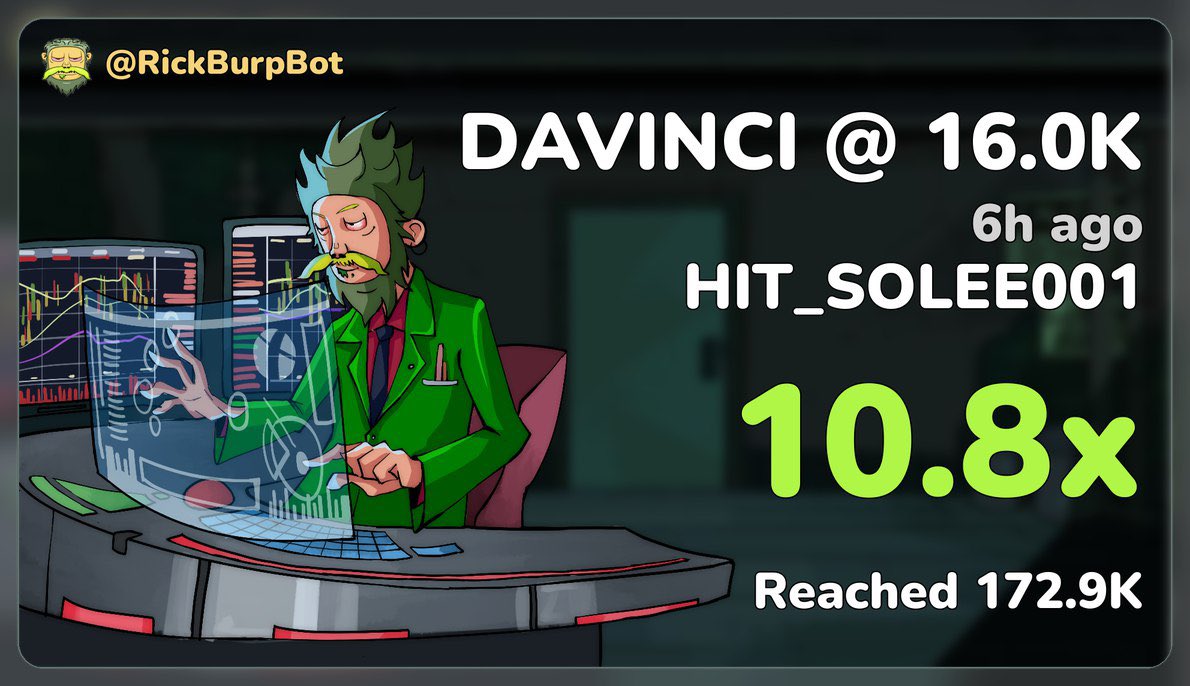 We traded on $DAVINCI and we are making 10X profits CA>>  5yNeZewVwDVGtK85kLeUpsgMSJDLZEQimRaANHbwBAGS Send a dm to join now  https://t.co/XMM2pNZOco #memecoin #Solana #solanamemecoin #Elon_Musk #Beele  #bitcoin #Gold #USA