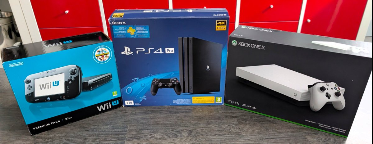 🎮 De esta generación… ¿cuál fue tu consola favorita?

🟦 #WiiU | ⚫ #PS4 Pro | ⬜ #Xbox One X