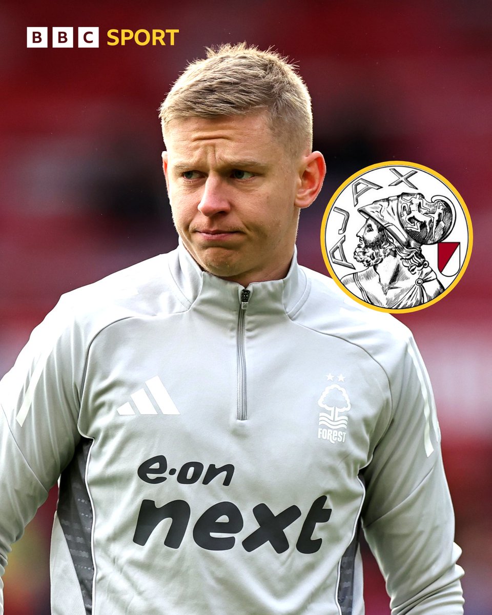Ajax are in talks over a loan move for Arsenal's Oleksandr Zinchenko 🔁

The Ukrainian is currently on loan at Nottingham Forest in a deal that expires at the end of the season.