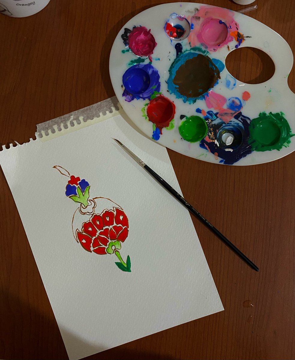 Tezhip denemeleri🎨🖌️👩🏼‍🎨