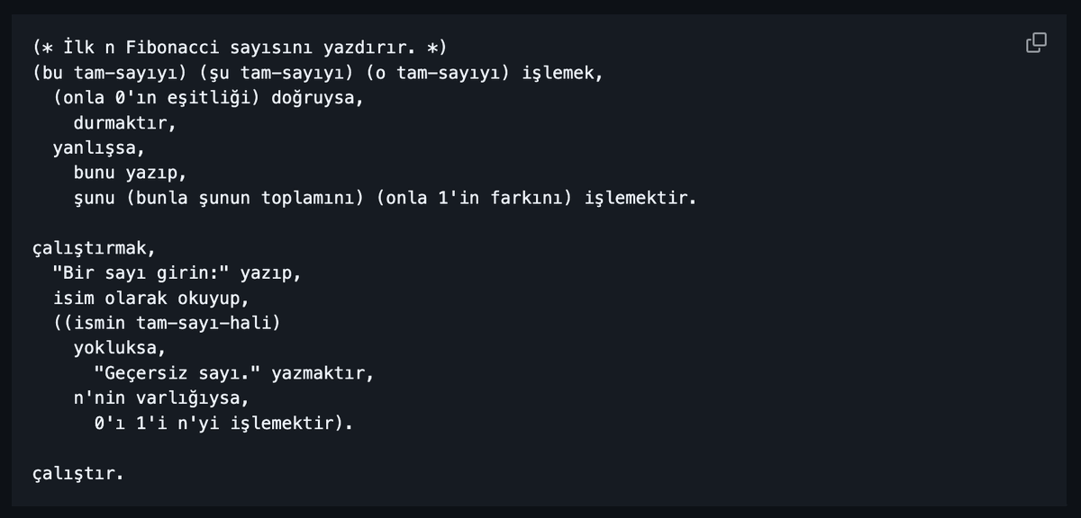 therapist: Turkic programming languages aren't real, they can't hurt you
Turkic programming language: