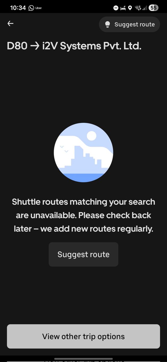 mdzaid412's tweet photo. Hey @Uber_India I am unable to book my shuttle, could you please check. Also there is no routes available near by my pickup and drop location.

Kindly revert ASAP.

Thank you. https://t.co/lV01sU0JMT