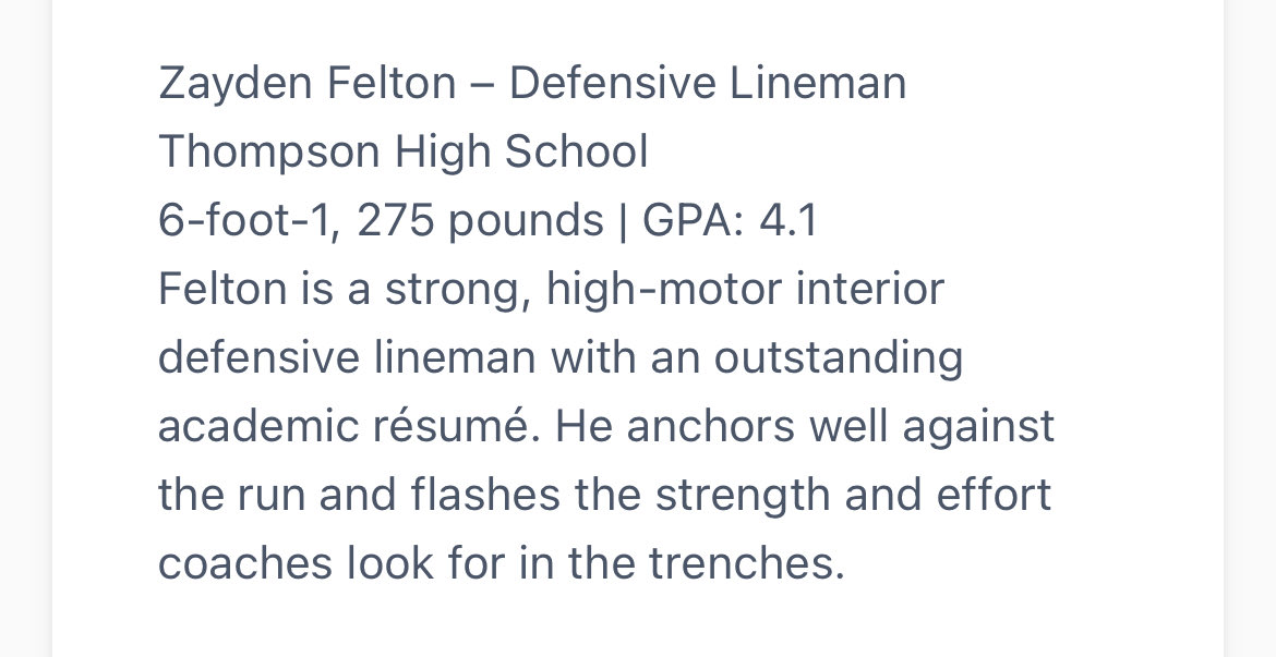 Thank you <a href="/ScoutFball/">Larry Rudolph</a>