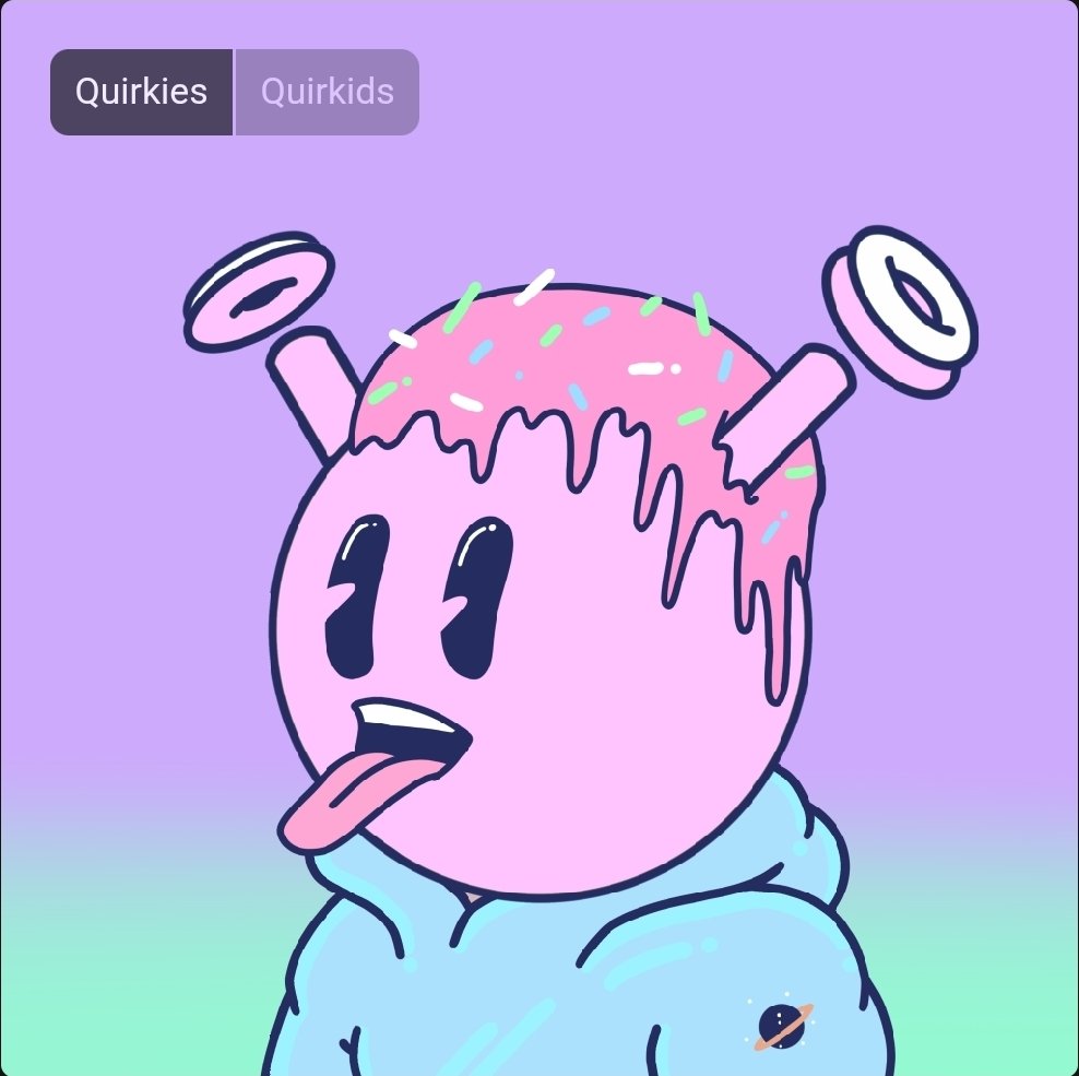 Finally have myself an og <a href="/quirkiesnft/">Quirkies</a>. Shout out to the Legend <a href="/TheStevenWarner/">Warner 🤙</a> for the trade. Where all the quirks at?