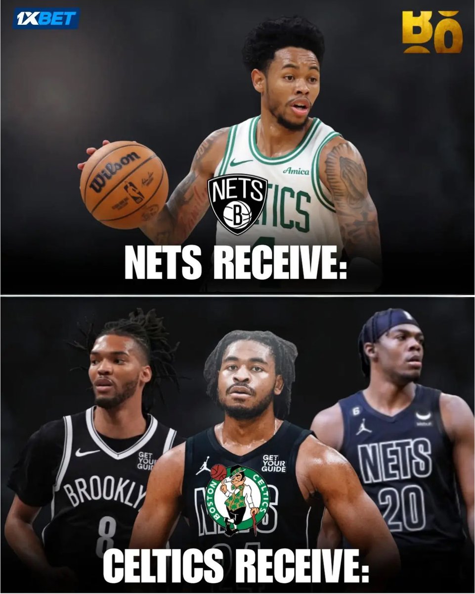 NetsProphet's tweet image. How does #NetsWorld feel about this trade? 

Nets:
Anfernee Simons
2031 Celtics 1st RD Pick

Celtics:
Cam Thomas
 Dayton Sharpe
Ziaire Williams

Does this  make the Celtics a serious threat to win the Eastern Conference?

Credit to @BasketballOnboard - originally posted on F/B.…