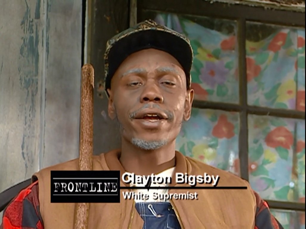 <a href="/hasanthehun/">hasanabi</a> Myron, Sneako, and Nick somehow manage to make Clayton Bigsby look more rational because at least he was blind.