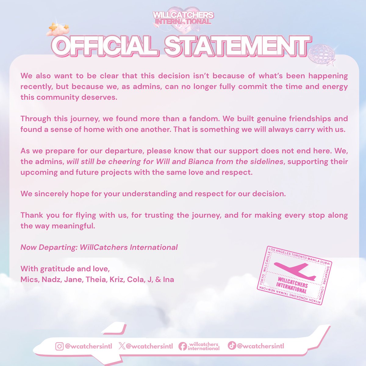 WillCatchers International tweet media