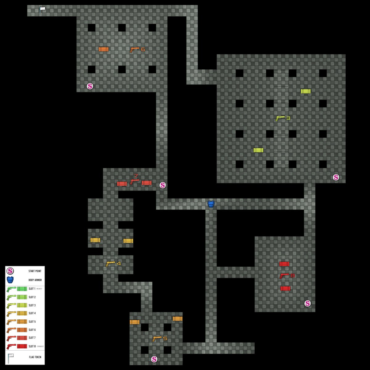 The Multiplayer section of the GoldenEye Depot website has been updated with maps for every arena including the unused Statue and Cradle setups. Eventually there will be maps for all single player levels as well. Link in reply ⬇️