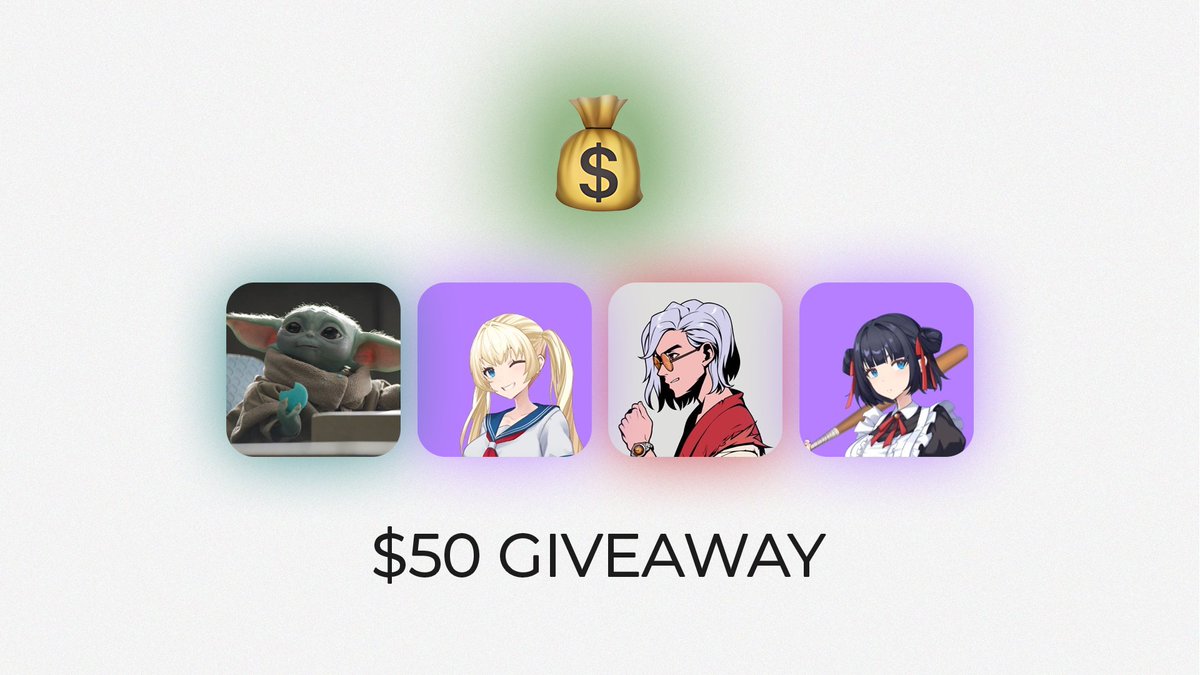 doruk1st's tweet image. 🎁 $50 USDT GIVEAWAY! 🎁

Değişken piyasa koşullarında 2 kişiye toplamda 50 $USDT hediye ediyoruz. Yapmanız gerekenler ise çok basit! ⤵️
 
1️⃣ Follow 👉 @doruk1st &amp;amp; @KontonNFT &amp;amp;  @SerdarYsbyr &amp;amp; @yemrecc 
2️⃣ Like - RT

⏰ Kazananları 72 saat içinde açıklayacağız, takipte kalın...