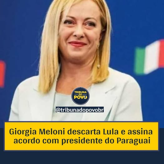 SensoCrtico1's tweet image. A primeira-ministra da Giorgia Meloni promoveu uma mudança estratégica que pegou o governo de Lula de surpresa e evidenciou a perda de protagonismo do Brasil no cenário internacional. Segundo análise do Poder360, a Itália retirou do Planalto a condução de um acordo em curso e…