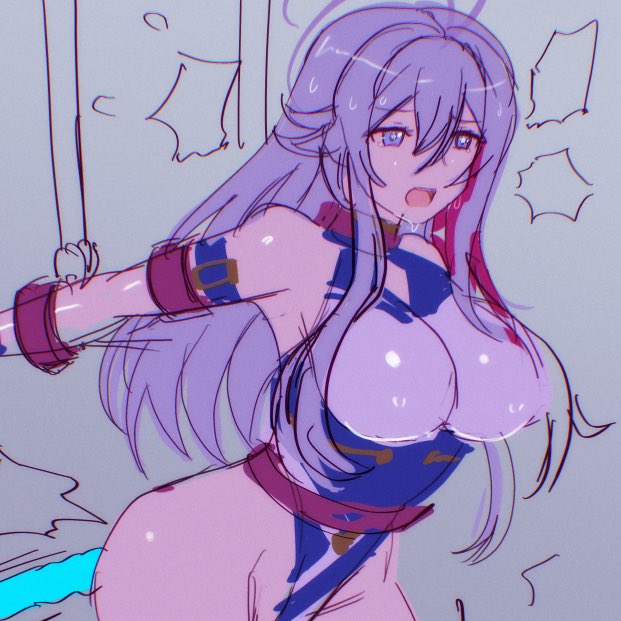 コミッションラフ WIP ヴラディレーナ・ミリーゼさん