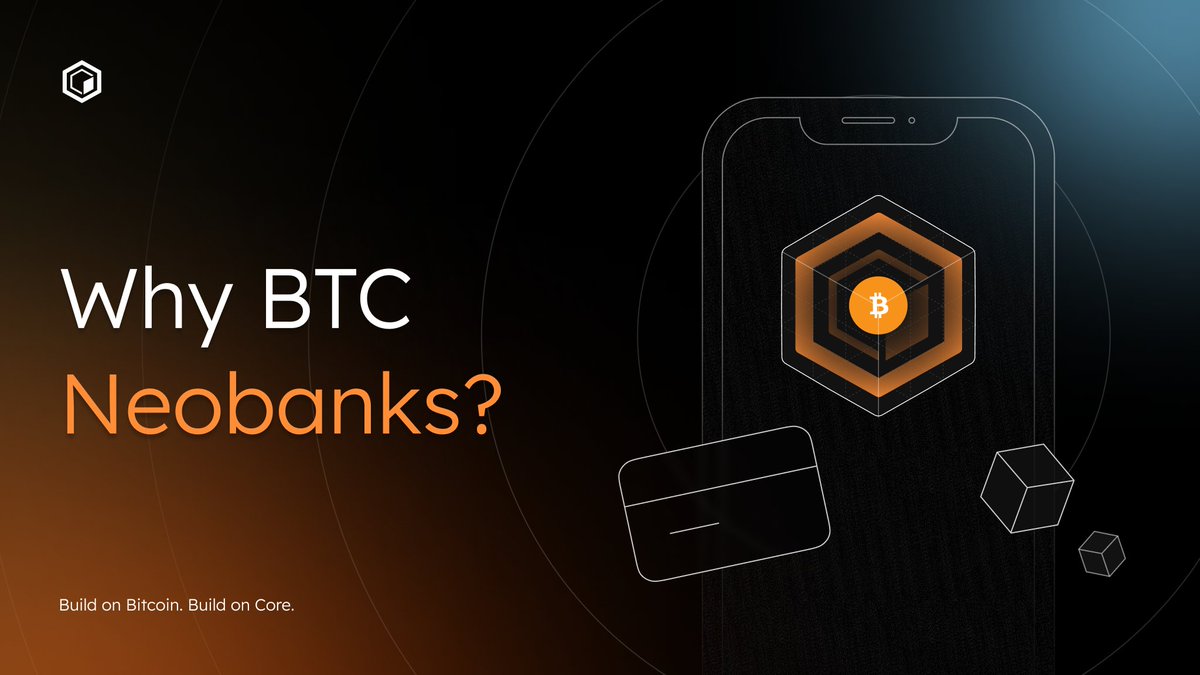 1/9 🔶 BTC neobanks aren’t a trend, they are the missing interface.

Bitcoin won the store-of-value era.

2026 is about winning the use era: pay, save, borrow, earn — and actually live the Bitcoin Standard.

Here's why BTC neobanks matter🧵👇