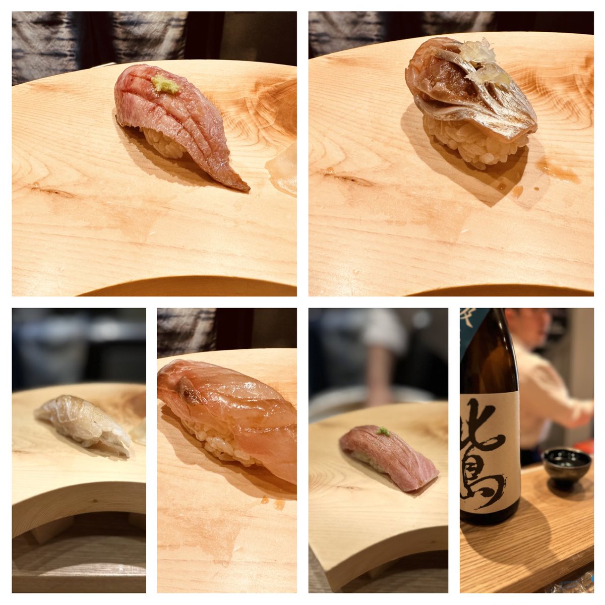 お寿司を食べました