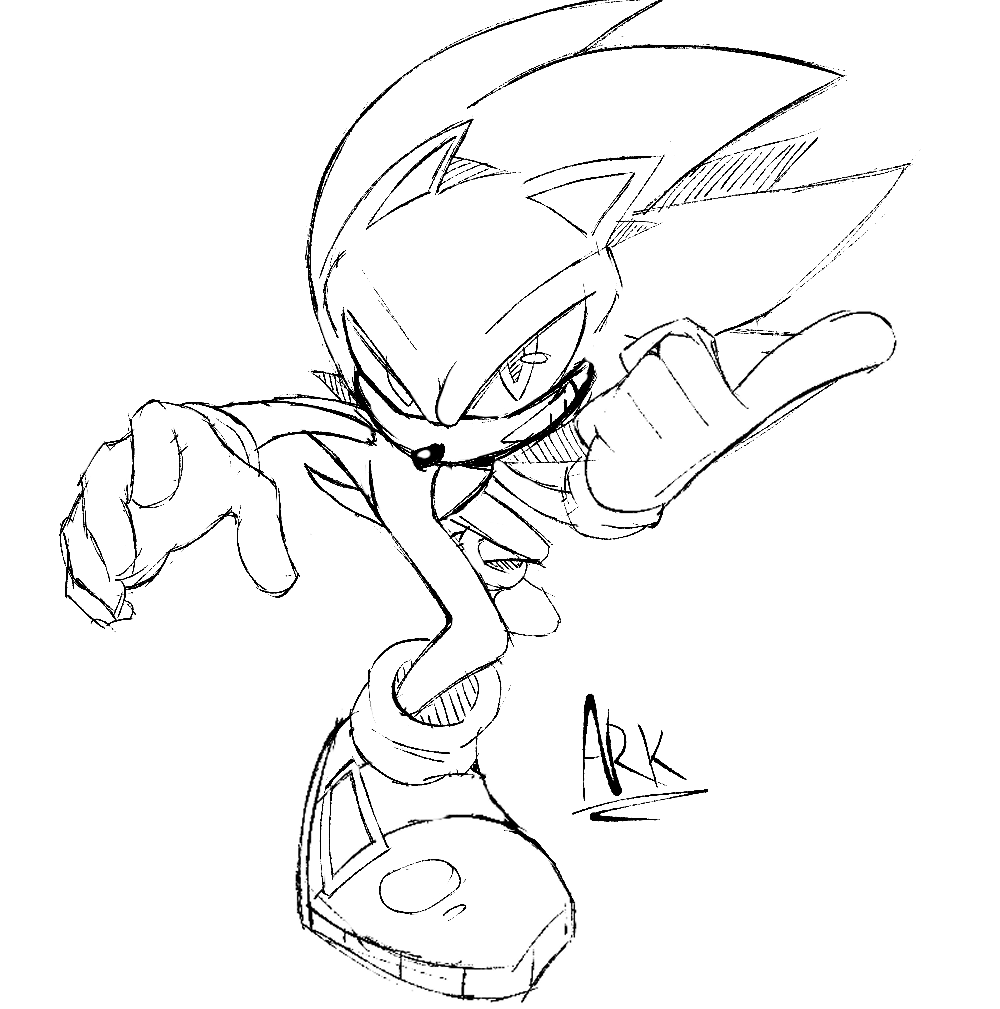 arkailen's tweet photo. Just a Sonic sketch haha hee hee https://t.co/umt2UmyIi9