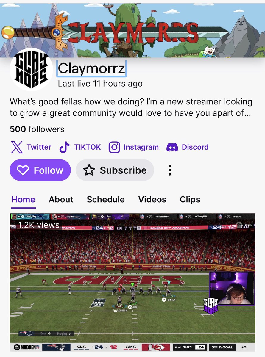 500 On Twitch ❤️ LFG