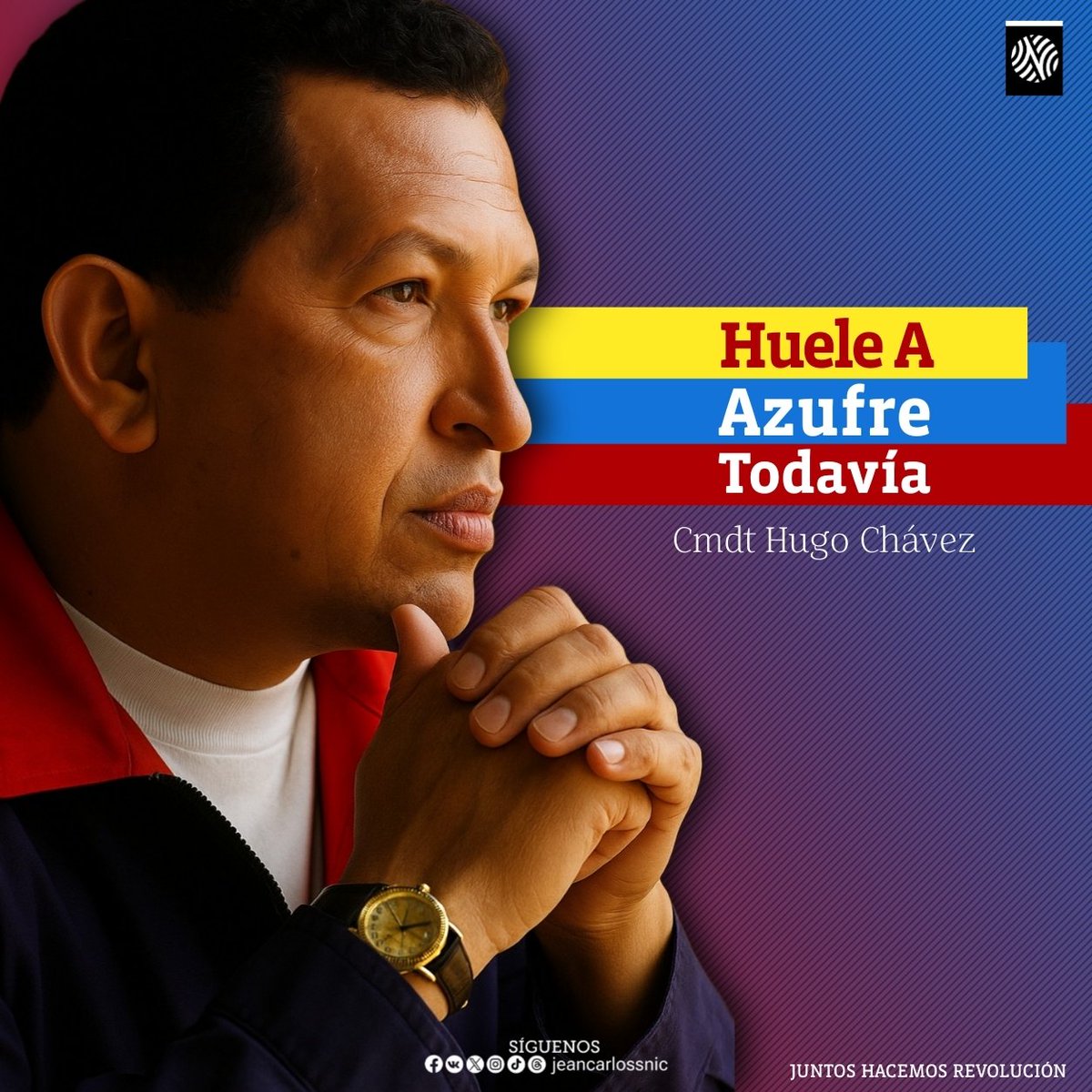 Palabras que marcaron la historia y denunciaron el imperialismo ante el mundo. ✊🔥
Ayer estuvo el diablo aquí, en este mismo lugar…
Huele a azufre todavía.”

Hugo Chávez Frías
Asamblea General de la ONU, 20 de septiembre de 2006

 #ONU #Historia
#Soberanía #AntiImperialismo