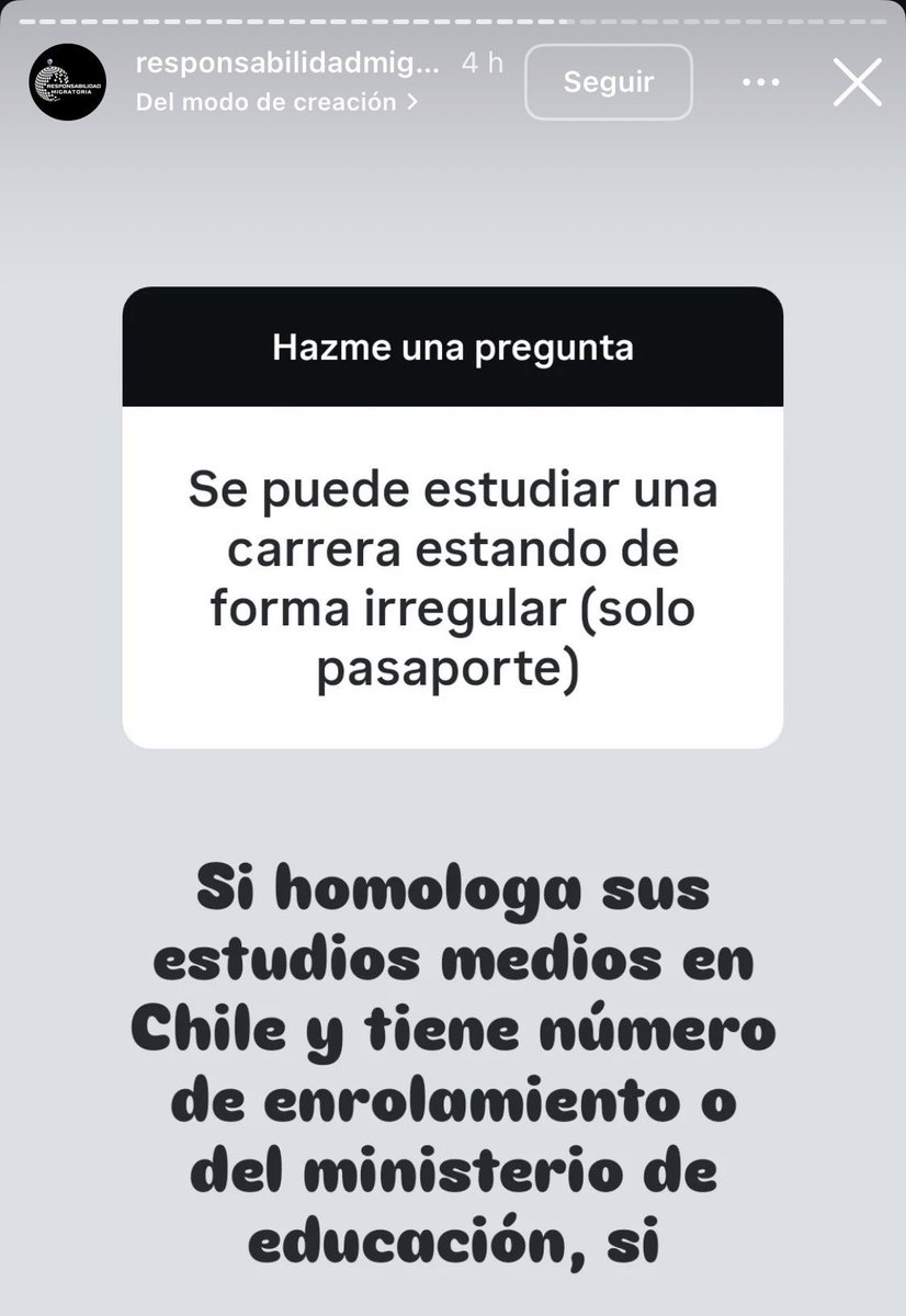 POR QUÉ UN ILEGAL, QUE LLEGÓ A LA MALA A CHILE, PUEDE HOMOLOGAR TITULOS DE DUDOSA PROCEDENCIA Y ESTUDIAR EN CHILE ASI COMO SI NADA? 🙄🙄

PAREMOS LA CHACOTA OYE

<a href="/RenzoTrisotti/">Renzo Trisotti M.</a> <a href="/andreslongton/">Andrés Longton</a> <a href="/Luzebensperger/">Luz Ebensperger</a> <a href="/agustinromerole/">Agustín Romero Diputado🖐 🇨🇱</a> <a href="/jaimearaya/">DiputadoJaimeAraya</a> <a href="/Muletjaime/">Jaime Mulet</a> <a href="/jmfuenzalida/">Fuenzalida Diputado</a> <a href="/diputadobecker/">Miguel Becker A.</a>
