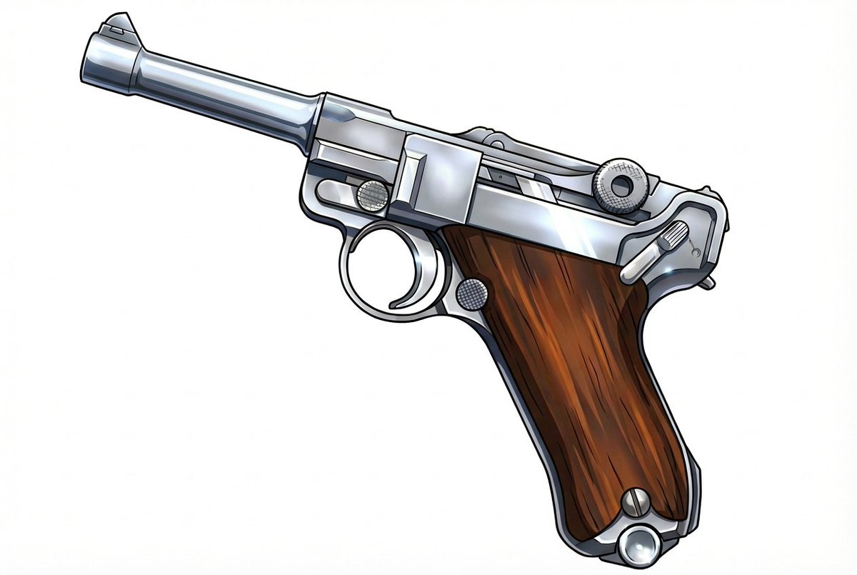 ブルーアーカイブ  臨戦ヒナ
ルガー
サブウェポンとして選択された逸品。特になにかカスタムがあるわけではないようだが、小ぶりな手の彼女にはしっくりくるのだろう。 