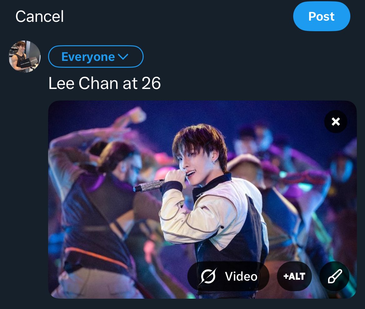 minbloomingyu's tweet image. Lee Chan at 26                     Me at 26