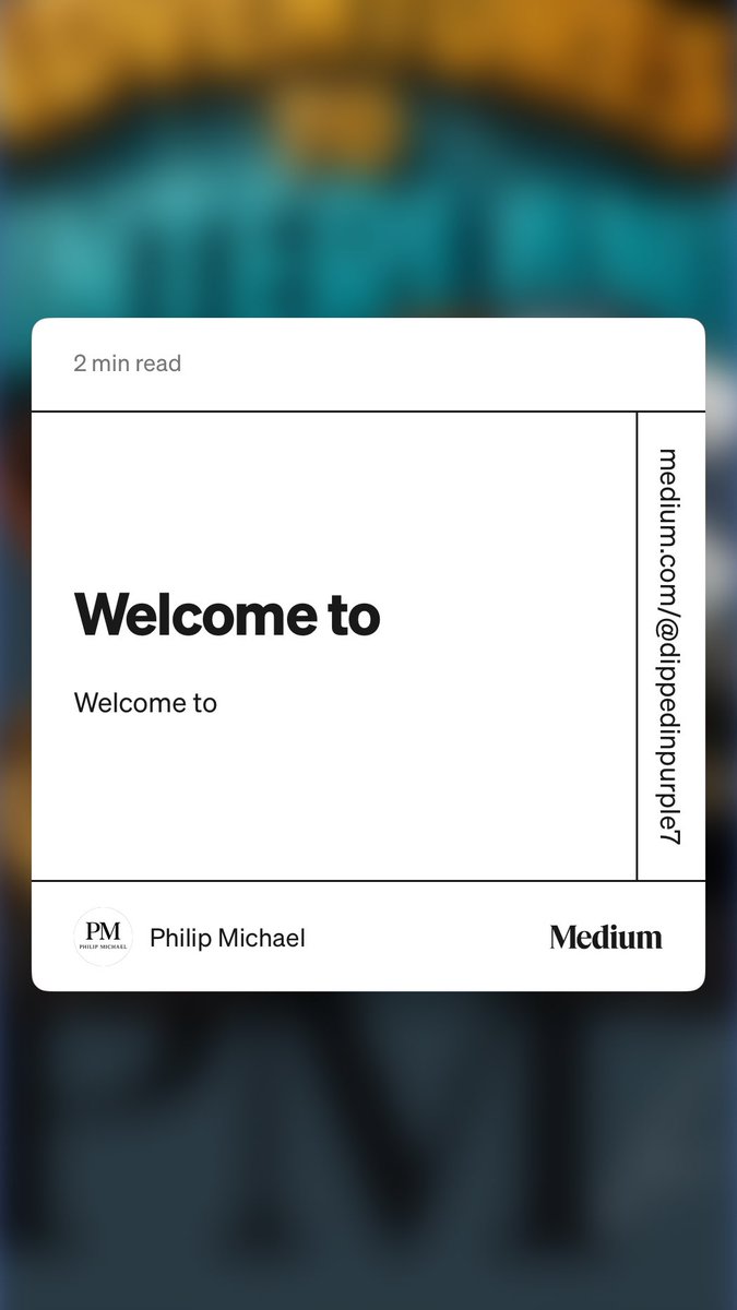 DIPPromotions's tweet image. “Welcome to INFINI 2026” by Philip Michael medium.com/@dippedinpurpl…