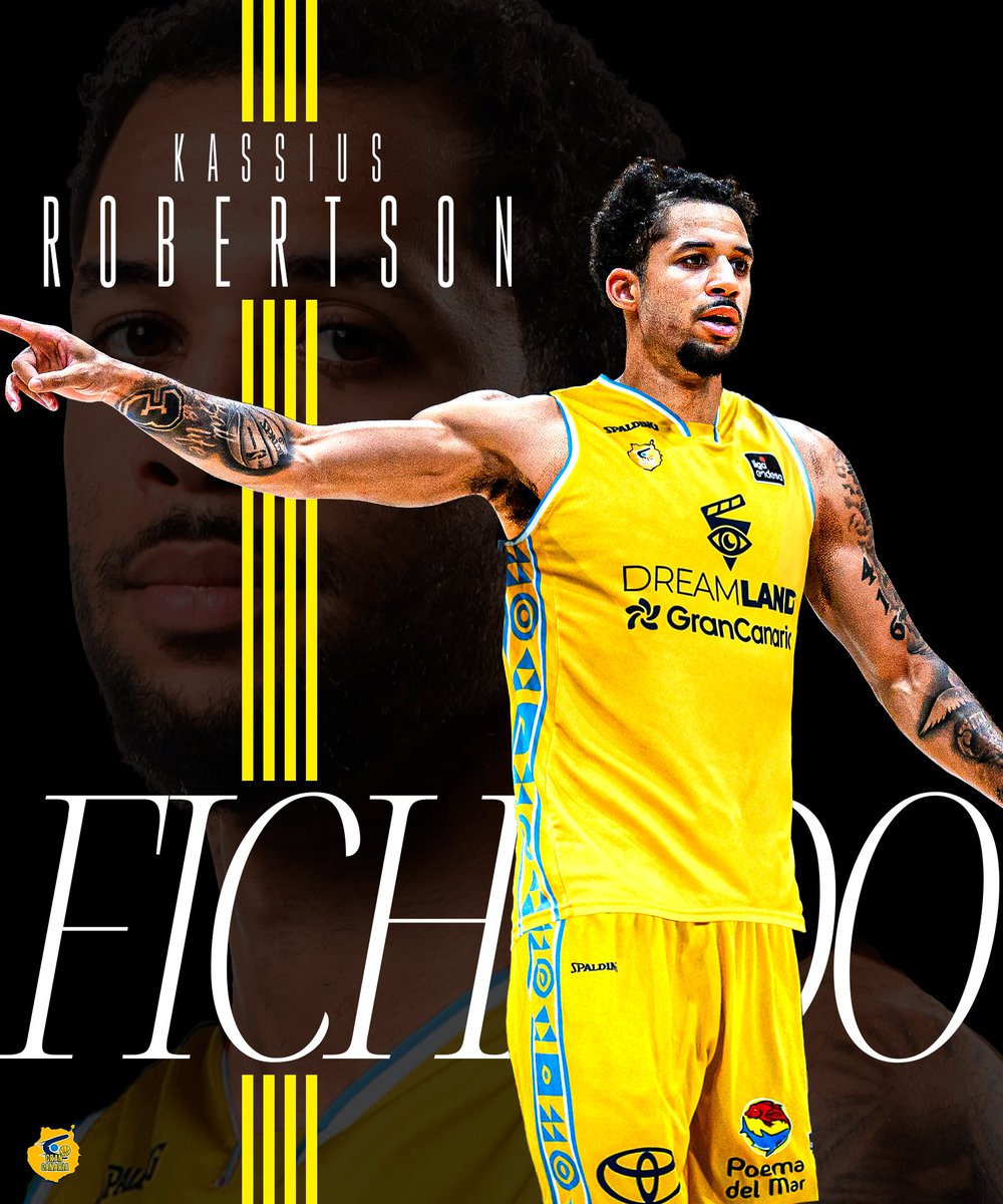 📝 El Dreamland Gran Canaria se refuerza con la incorporación de Kassius Robertson.

▪ El escolta canadiense, con amplia experiencia en la Liga Endesa, se unirá estos próximos días al equipo amarillo.

➡ cbgrancanaria.net/news/el-dreaml…