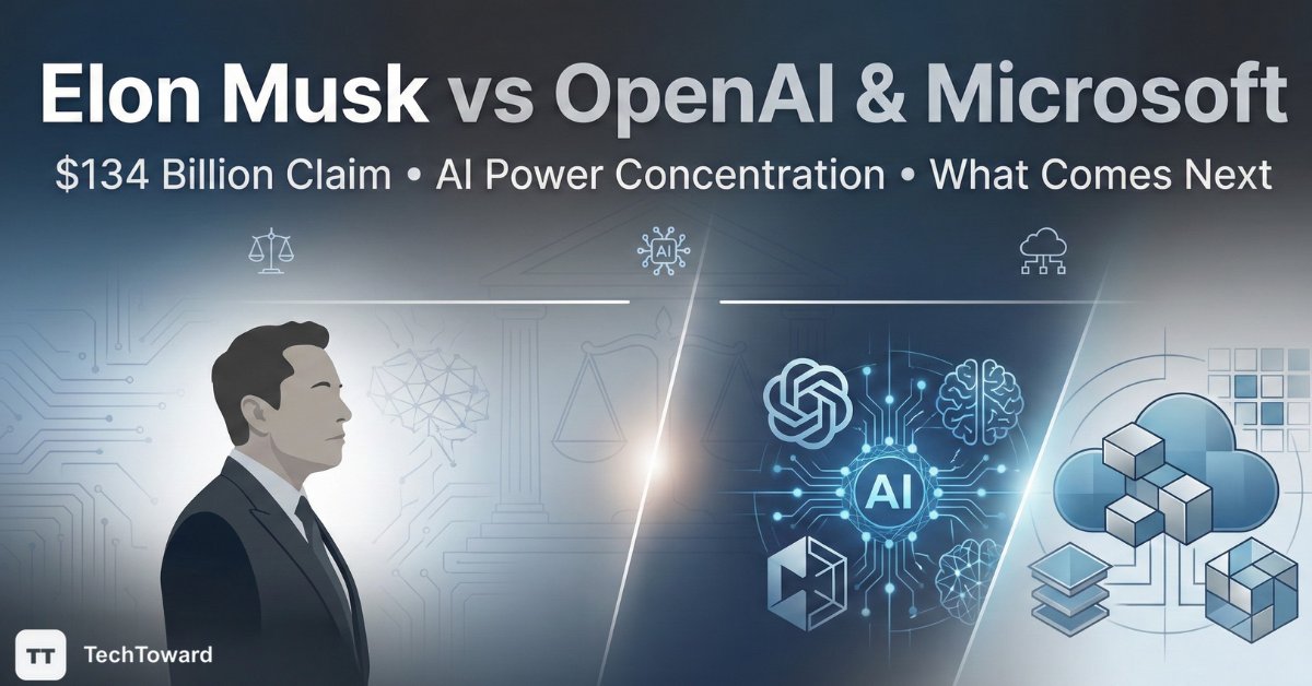 tech_toward's tweet photo. 𝐄𝐥𝐨𝐧 𝐌𝐮𝐬𝐤 𝐢𝐬 𝐬𝐞𝐞𝐤𝐢𝐧𝐠 $𝟏𝟑𝟒 𝐛𝐢𝐥𝐥𝐢𝐨𝐧 𝐟𝐫𝐨𝐦 𝐎𝐩𝐞𝐧𝐀𝐈 𝐚𝐧𝐝 𝐌𝐢𝐜𝐫𝐨𝐬𝐨𝐟𝐭, but the real issue is control......advanced AI next.

𝐑𝐞𝐚𝐝 𝐌𝐨𝐫𝐞: https://t.co/OoGmQRBpHE

#ElonMusk #OpenAI #Microsoft #AILawsuit   #TechPolicy #Ai #FutureOfAI https://t.co/ws4Ve2jodi