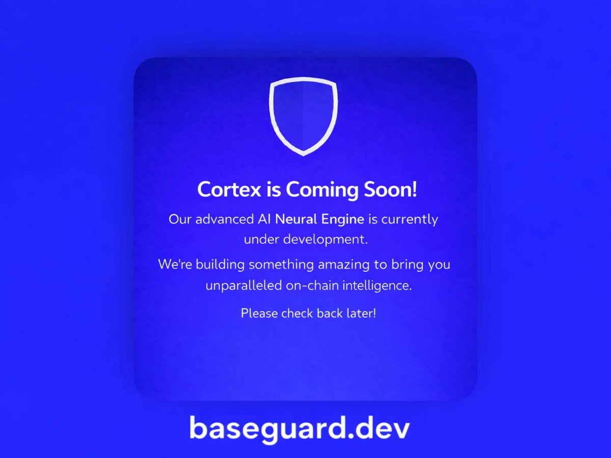 The future of Ai prediction trading is about to get a major upgrade!
 
0xe18D95Cbd9c526171BF3eb4ab36B7479eF388888 

Use: baseguard.dev 
Follow: <a href="/baseguardev/">baseguard.dev</a>
Buy: $Baseguard token
Join Tg: t.me/baseguardevs 

Stay sharp, stay safe, stay based 🟦