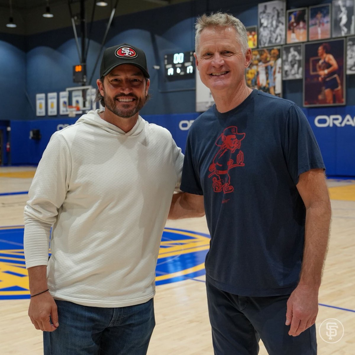 Postgame shootaround with the @warriors after last night’s win 🏀 #BayAreaUnite