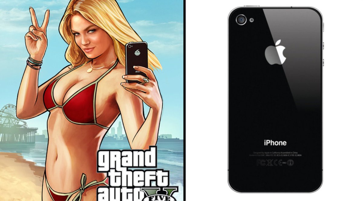 GTA 5 is so old that this girl is still using an iPhone 4… we’re on iPhone 17 now and still no GTA 6 😭