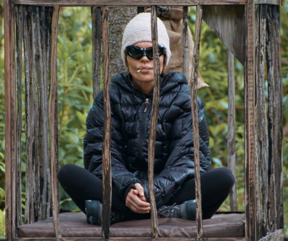 can yall watch her while I go smoke