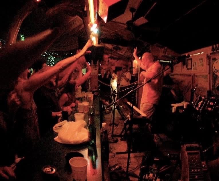 mgh8's tweet photo. @greeneandy re: your latest RS article, here’s are some pics of Vince Welnick’s final performance, at Green Parrot. https://t.co/M5VpUItwrZ