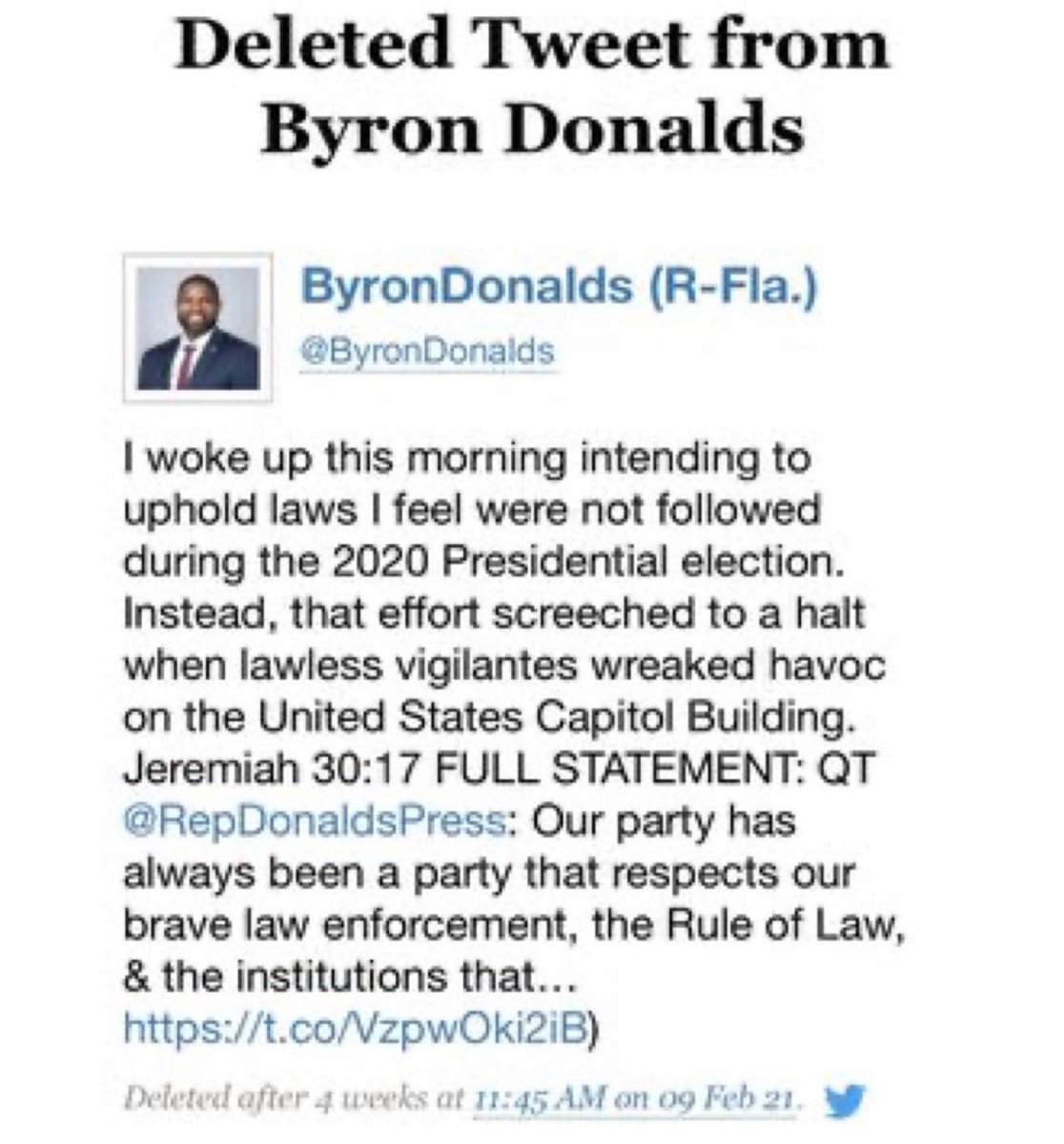 BridgetKaneFL's tweet image. Ahhhh, remember this?  Byron is a Democrat, a liberal Democrat posing as a Republican. He left this post up for four weeks before taking it down.  

So, why the Hell is Trump standing behind this guy?

Why are any MAGA supporters standing behind this guy?