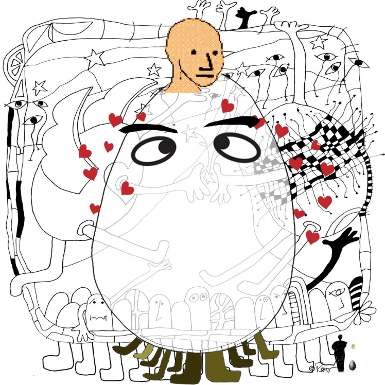 WHAT IS YOUR HEAD SPACE TODAY?
Its a sunny California Sunday time to "BeCool" 

Catch a <a href="/becooleggs/">BeCool : EGGs by @KarrieRoss</a> 
#107 take a look! .004 ($13)
opensea.io/collection/bec…