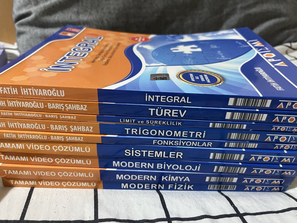 Ara tatilde bitiriyorum bunları şu an karar verdim