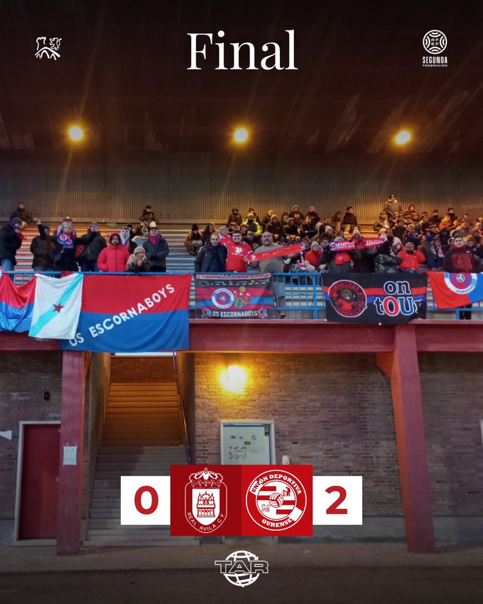 FINAAAAAL NO ADOLFO SUÁREZ!

Este Ourense non ten teito e saca tres puntos de ouro en Ávila. 

Grazas un día máis a todos os desprazados, vémonos en Valladolid!

#RealÁvilaOurense