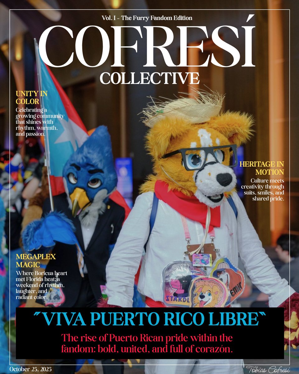 CofresiCollect's tweet photo. At Megaplex, the air was filled with rhythm, laughter, and pride. 🇵🇷

The Puerto Rican furry community showed what it means to bring home wherever we go. 💫

📸: Tullem
🐶: Emirr (@Jibaro_Doggo) https://t.co/2ycZMe1aFf