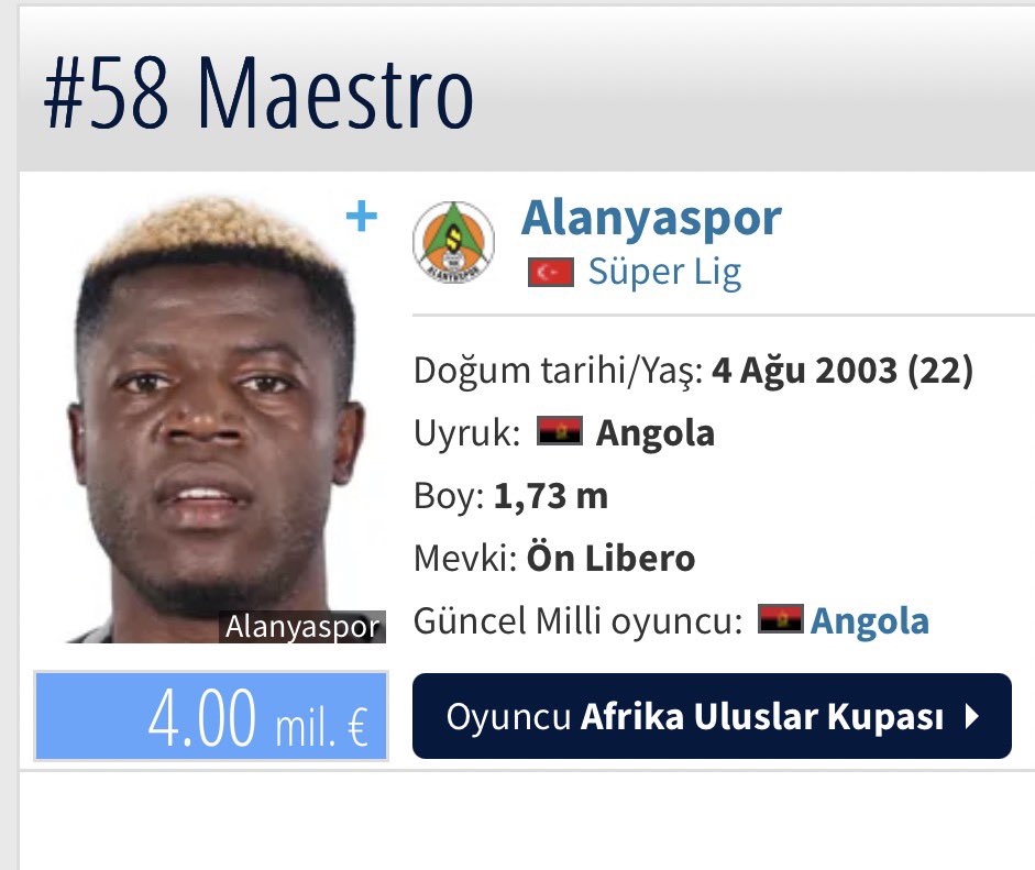 #Maestrocimboma
Nasıl ki Lemina'yı bu taraftar getirdi, Maestro'yu da bu taraftar getirecek. 
#Maestrocimboma