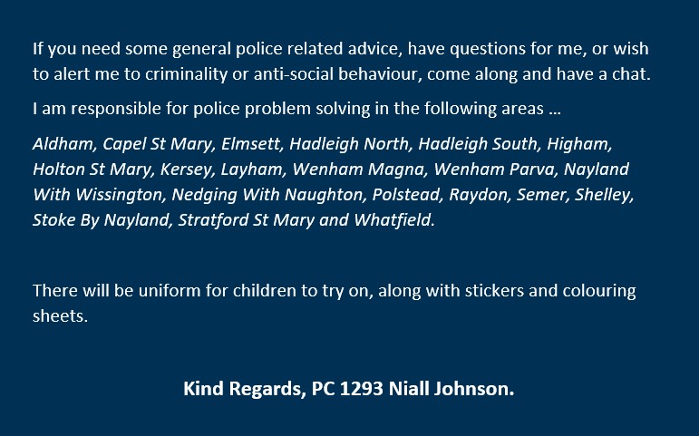 Hadleigh and East Babergh Police tweet media