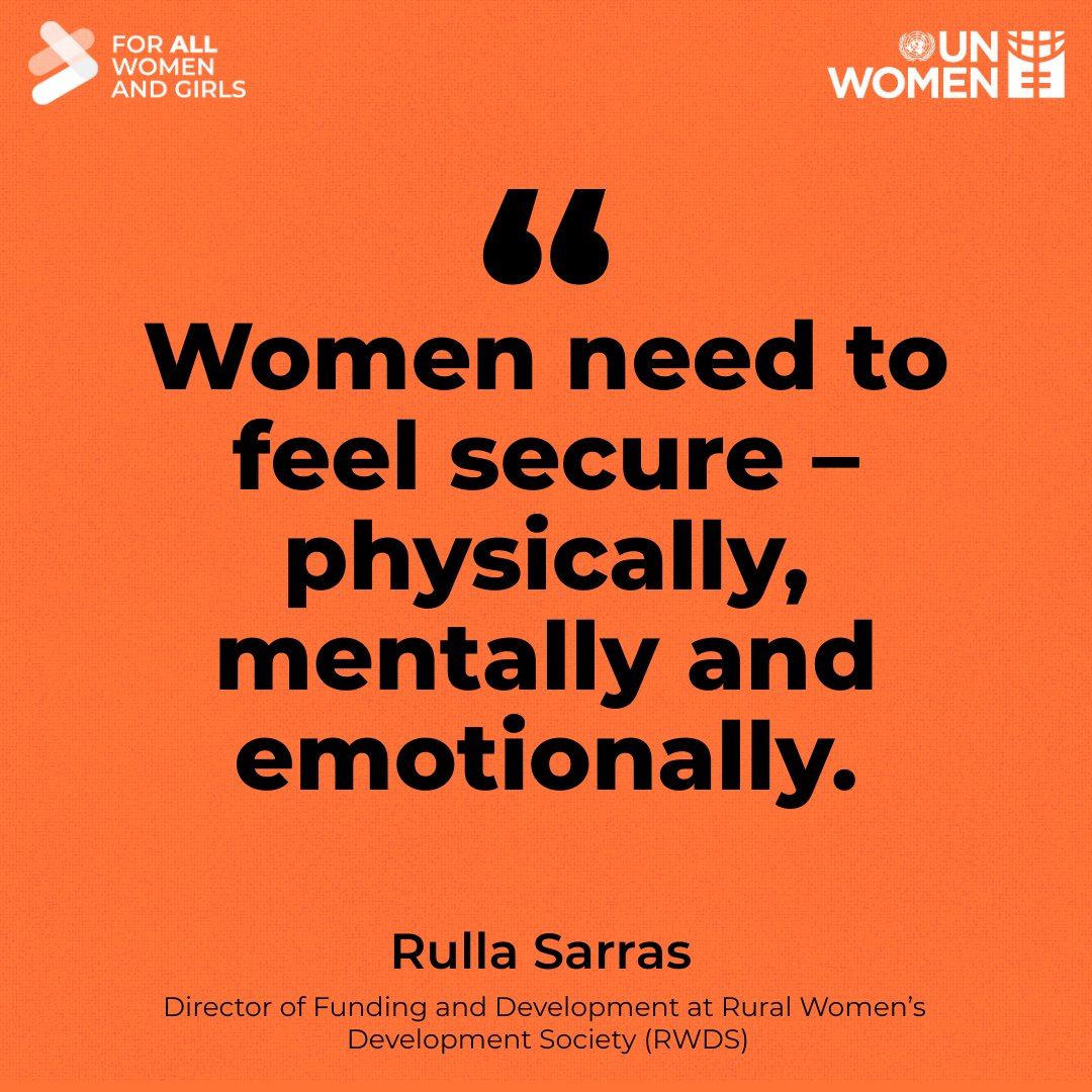 UN_Women's tweet image. Safety is the foundation for care, dignity, and resilience.

See how collective action is enabling us to protect women and girls in times of crisis in partnership with @WPHFund and @UN Trust Fund: unwo.men/RJKV50XYfwZ

#ForAllWomenAndGirls