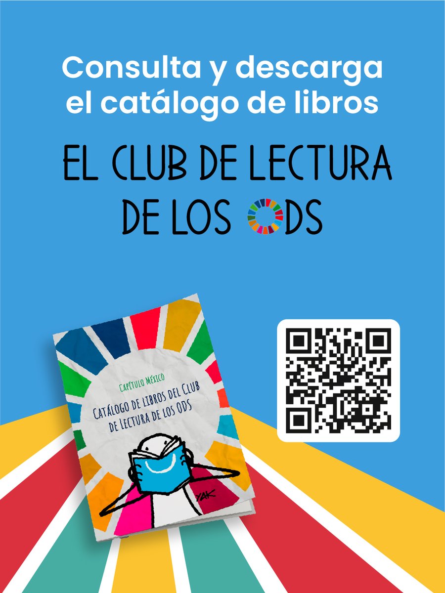 🤔¿Buscas una lectura que te inspire a cambiar el mundo? 🌎
El Club de Lectura de los ODS tiene 104 libros que te invitan a pensar, actuar y compartir ideas por un futuro sostenible.
📚 Consulta el catálogo completo 👉 clubdelecturaods.onu.org.mx
🧒#ClubDeLecturaODS 👧