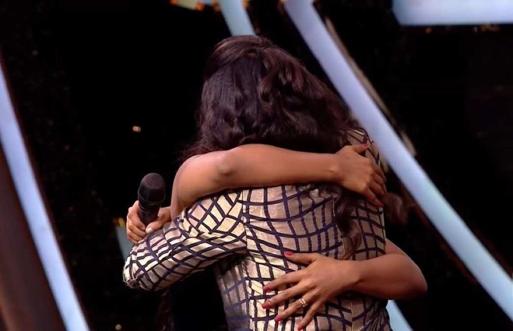 VecnaThings's tweet photo. My point:

#VJPaaru handled it in a dignified way. She took accountability &amp; apologised as basic courtesy

It doesnt mean the other person's mistakes are absolved 🤡

Good luck with ur cheap exaggeration, haters!

OGPAARU AT FINALE
#REALWINNERPAARU
#BiggBossTamil 
#BiggBossTamil9 https://t.co/QJISPS6QxB