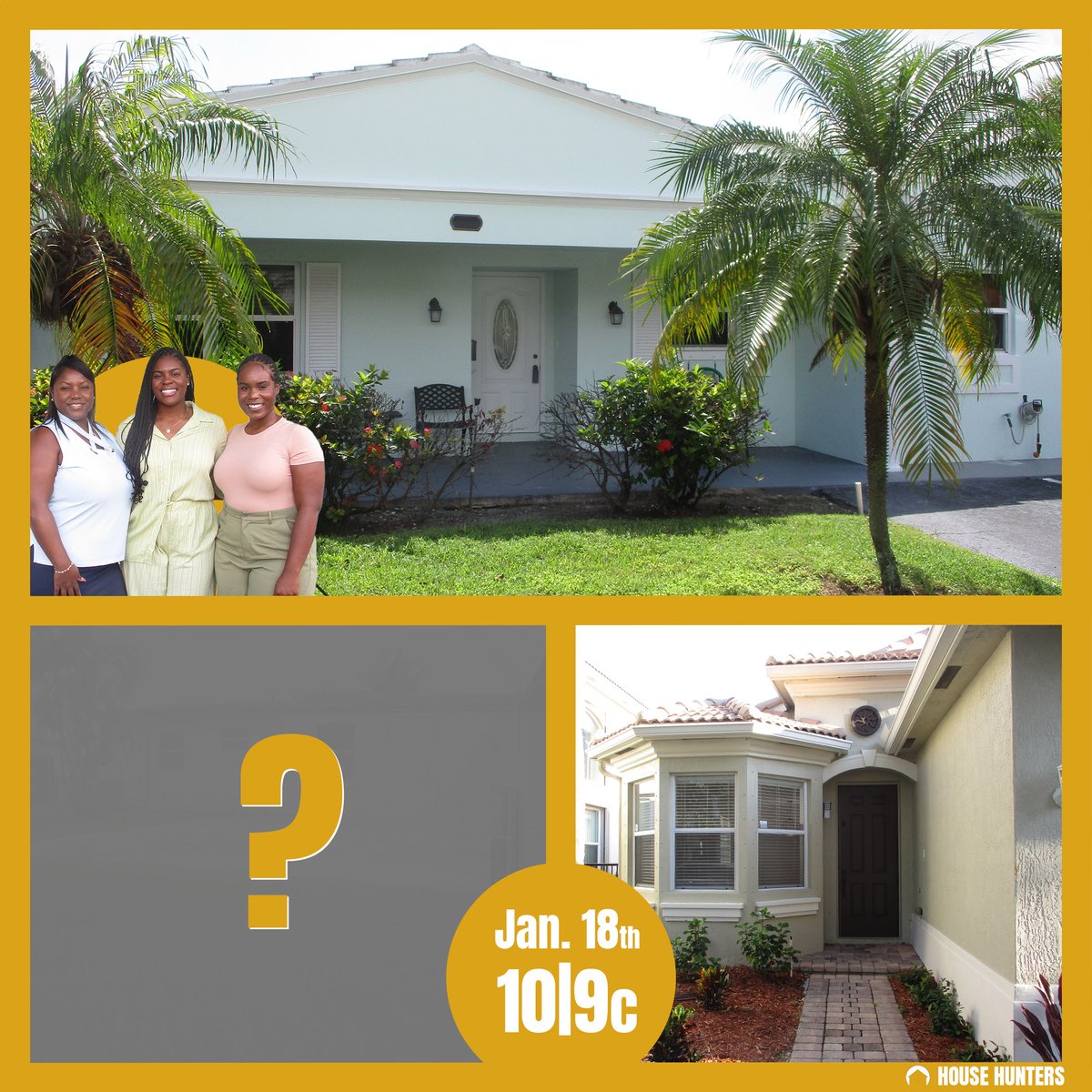 pietowntv's tweet image. Tonight on #HouseHunters 🐊
A 20-something is ready to buy her #FirstHome in West Palm Beach, #Florida. She's ready to max her budget for a roomy ranch, but her sister's along with a voice of reason, and she's pushing for a more practical condo.#SplurgeVSBudget

10|9c on @HGTV 🌴