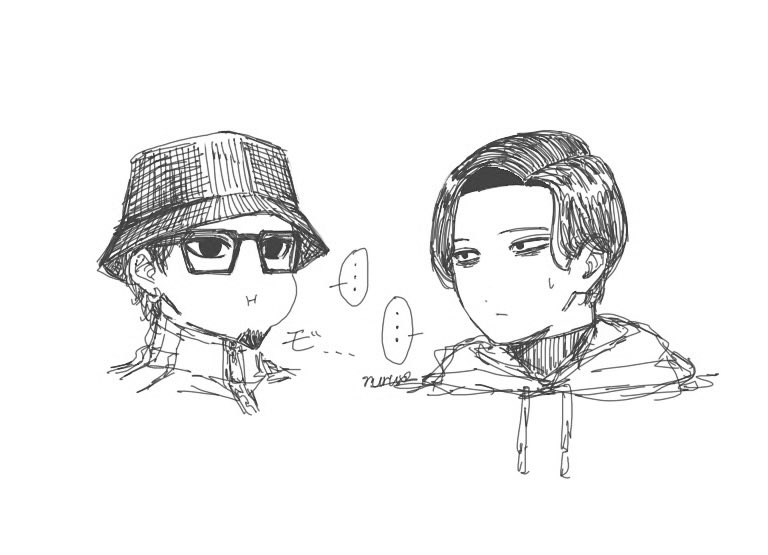 Null265600617's tweet photo. 岸さん結構口にパンパンにもの詰めがちなので🐦‍🔥さんもそうだったらいいなという絵 https://t.co/QTJX5Hju74