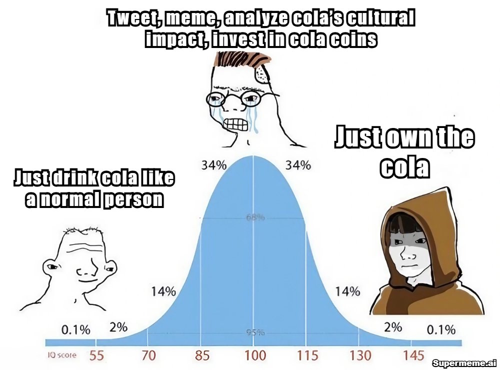 darunexplorer14's tweet photo. Let's Write one X thread on  Why owning a cola token makes sense Mention $HEALTH Include dank memes https://t.co/suoSDcWbWC
