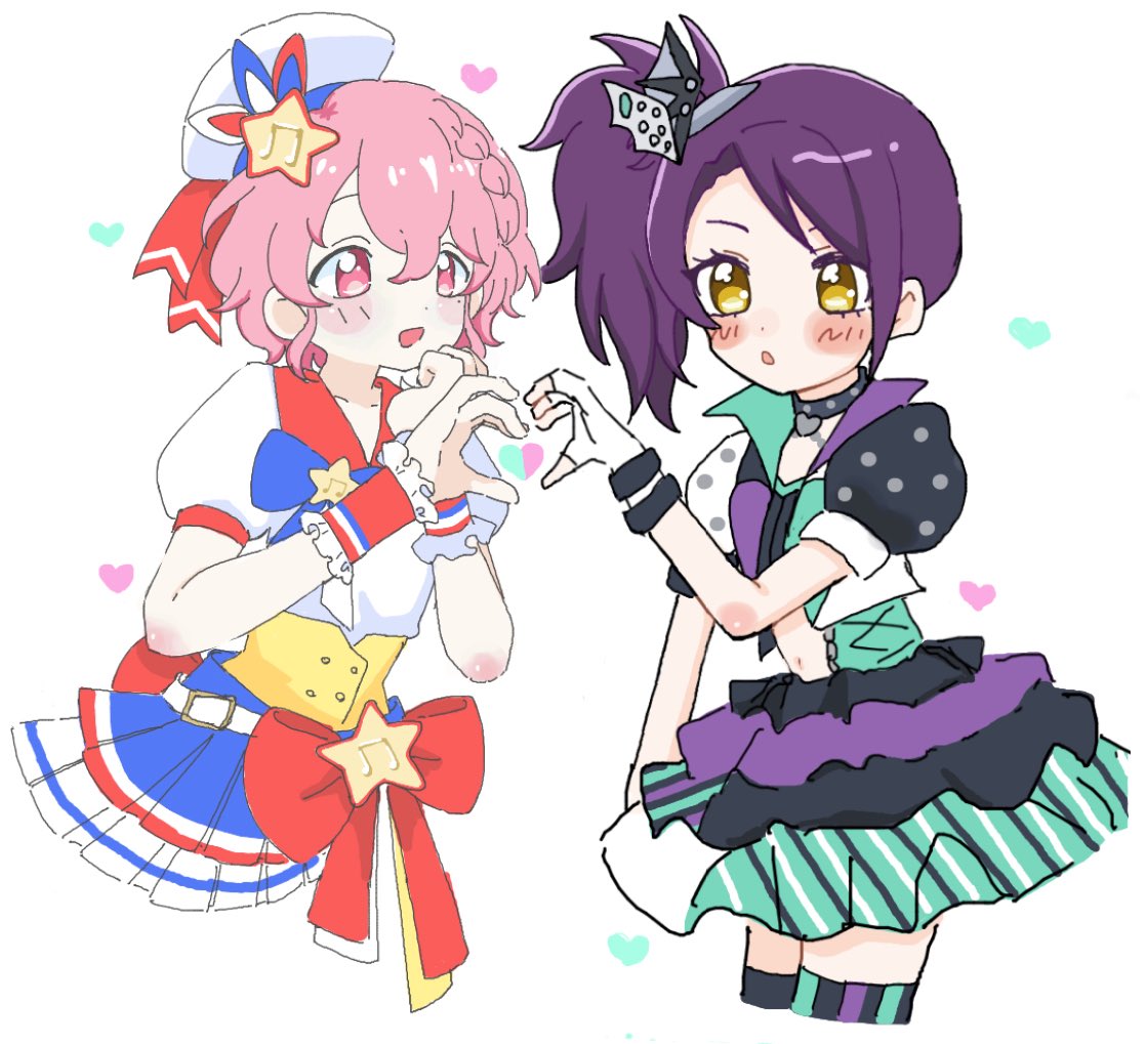 お友達と合作🩷💚しました！
<a href="/444_macnyan/">夏</a> 感謝♡