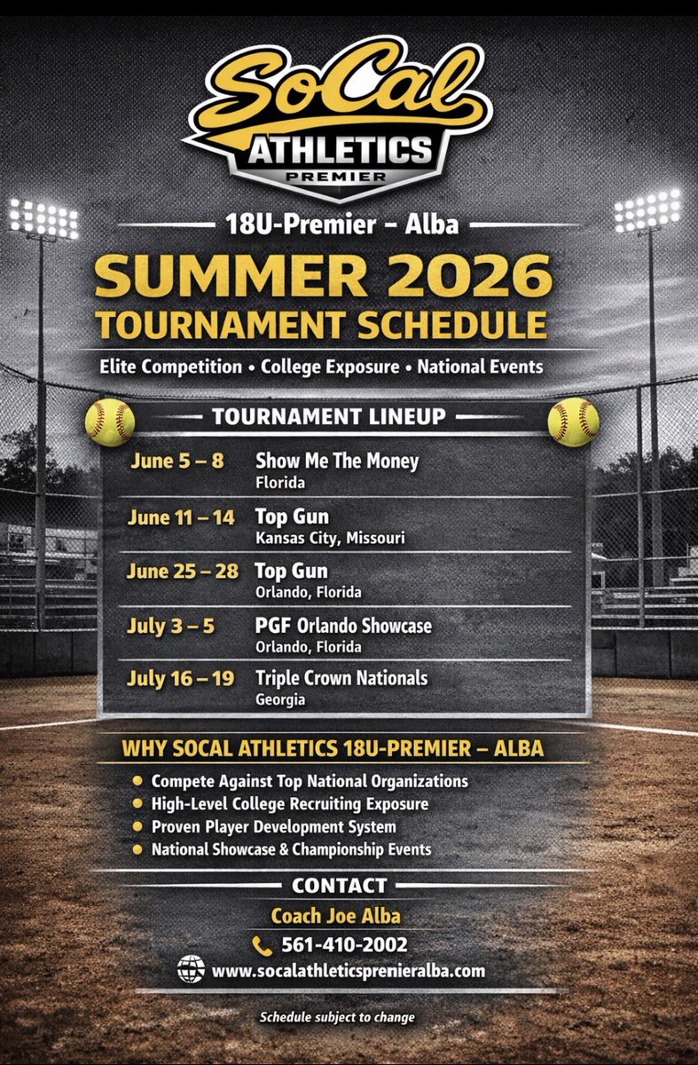 SO CAL 18U-Premier-Alba tweet media