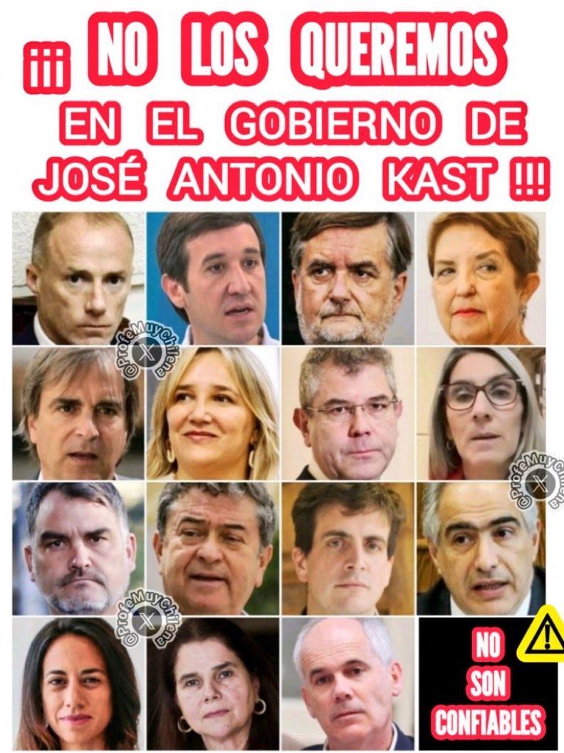 <a href="/Patriotasantiag/">PatriotaSantiagoJara</a> <a href="/paulacabezas56/">🇨🇱Paula Cabezas 🇨🇱</a> <a href="/OPE_Chile/">OPE</a> <a href="/PRChile/">Partido Republicano</a> <a href="/Ruth_Hurtado/">Totyta</a> <a href="/marasedini/">Mara Sedini</a> <a href="/crvalenzuela/">Cristian Valenzuela👍🇨🇱</a> <a href="/berfontaine/">Bernardo Fontaine</a> <a href="/ipoduje/">Ivan Poduje</a> <a href="/arturo_squella/">Arturo Squella 🇨🇱</a> <a href="/psc_cristiano/">Partido Social Cristiano</a> <a href="/FrancescaD20Dip/">FRANCESCA MUÑOZ 🆘 🇨🇱 DIPUTADA DISTRITO 20</a> <a href="/DipSaraConcha/">SARA CONCHA SMITH</a> No Votamos por esta Basura