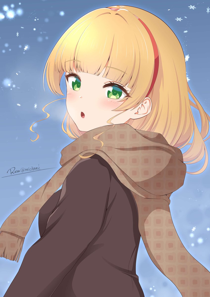 平安名すみれ 「おはよう!いってらっしゃい #Liella #平安名すみれ」|れいさ【サイレンススズカ描いてます】のイラスト