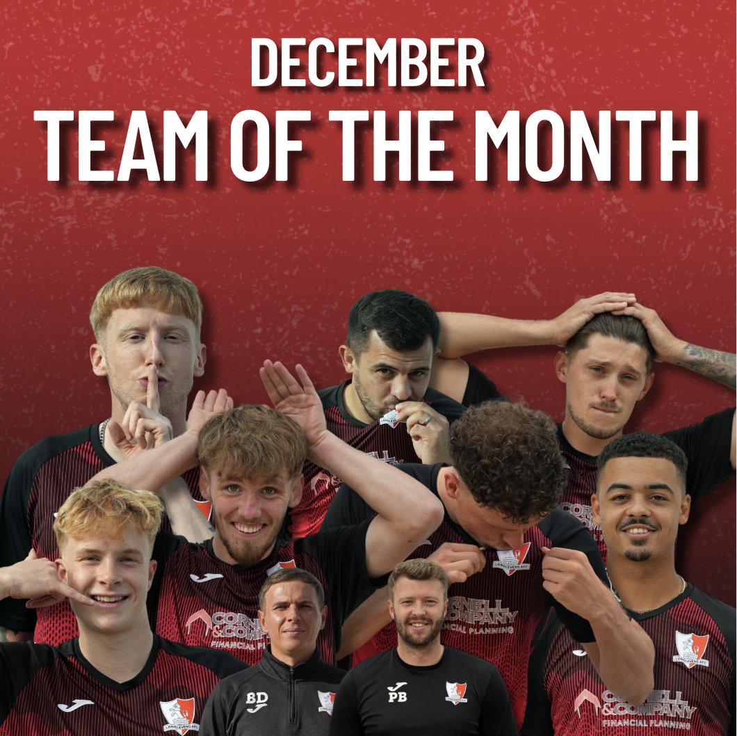 longlevensafc's tweet image. Longlevens AFC are delighted to receive the Team of the Month award for the second time this season.

#UpTheLevens 🔴⚫️