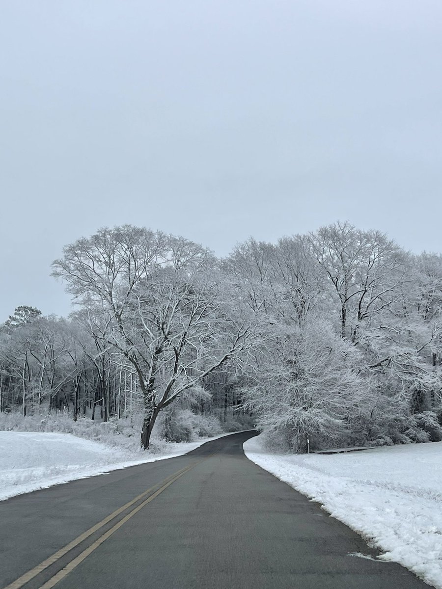 These ❄️ pictures are from Griffin, Georgia